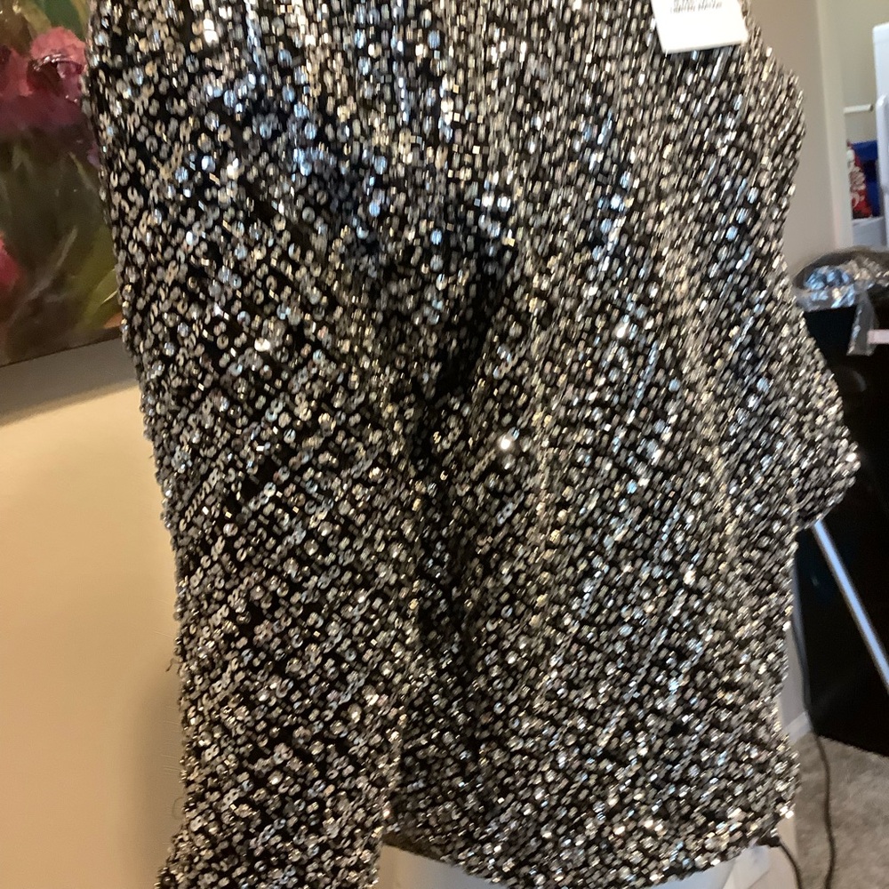 Zara Elegant Sequin Jacket Limited Edition - Picture 12 of 13